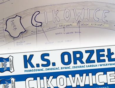 Od rysunku do projektu szalika